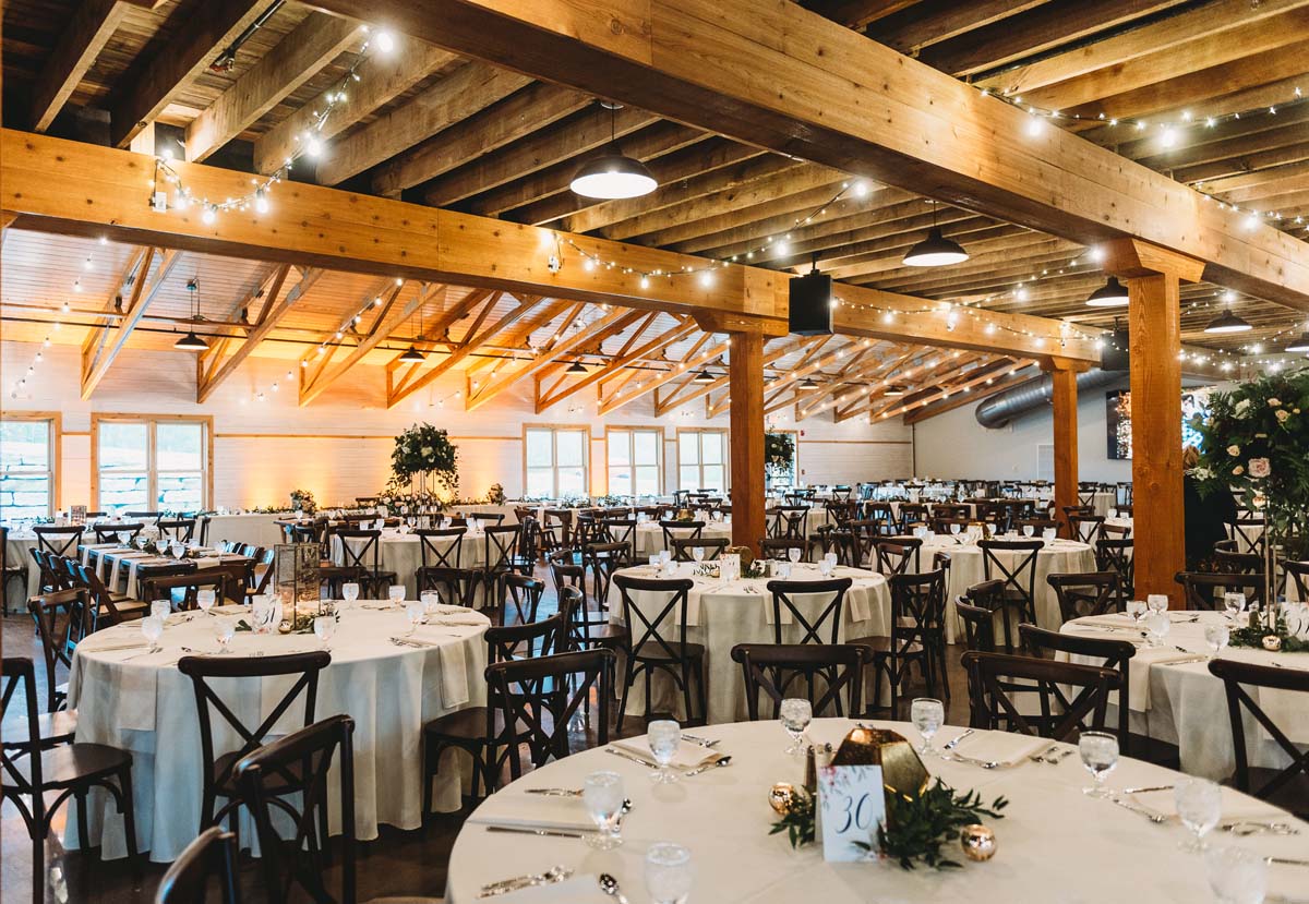Vennebu Hill - in Wisconsin Dells - new wedding and event venue - the reception and dining hall